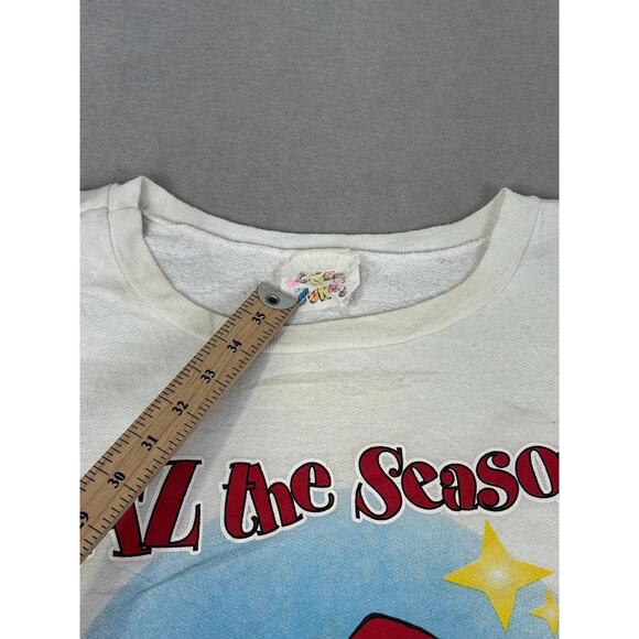 Taz the Season Loony Tunes crewneck 1995 shirt - Picture 3 of 4